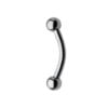 Curved barbell lävistyskoru -Titaani
