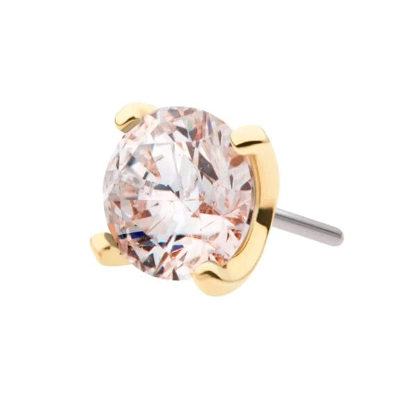 14k kultainen Swarovski korukärki - Image 3