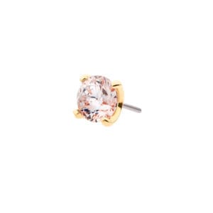 14k kultainen Swarovski korukärki